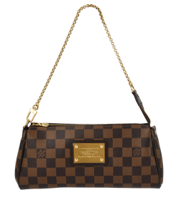 Eva Clutch, Canvas, Damier Ebene, DU1132, DB, B, 3*